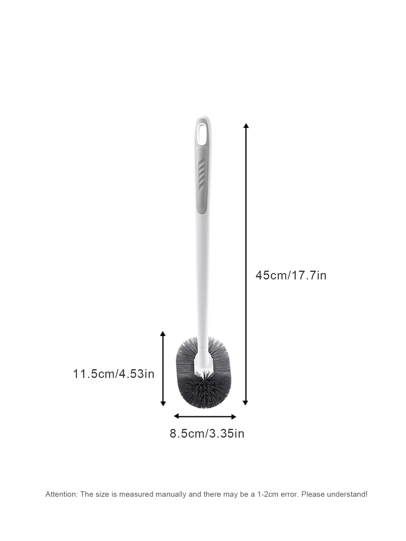 Toilet Cleaning Brush with Long Handle – Space Saving Wall Mount