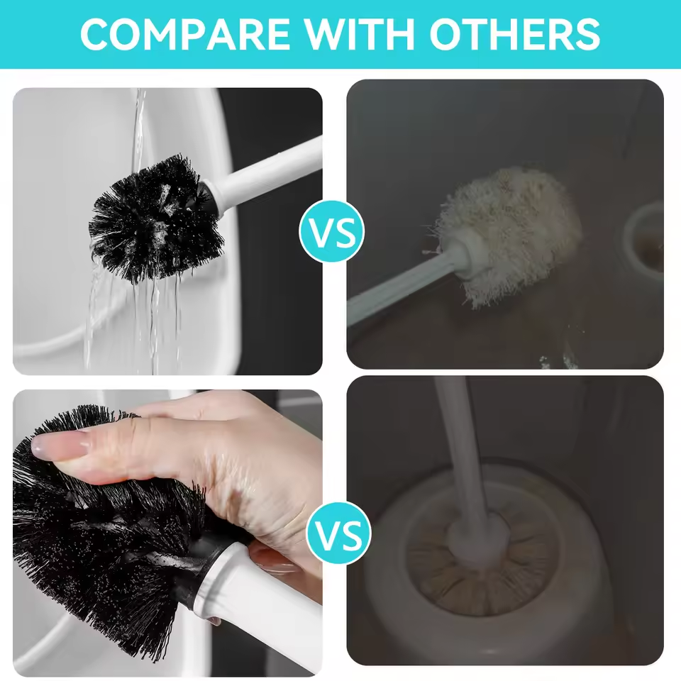 Large Floor Standing Toilet Brush with Extended Handle