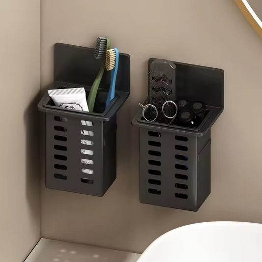 Wall Mounted Storage Box Bathroom & Kitchen Organizer