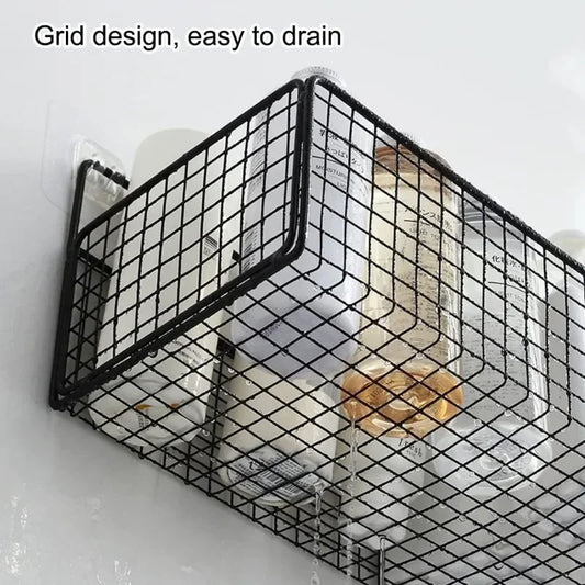 Wall Mount Storage Rack Corner Bathroom Storage Shelf