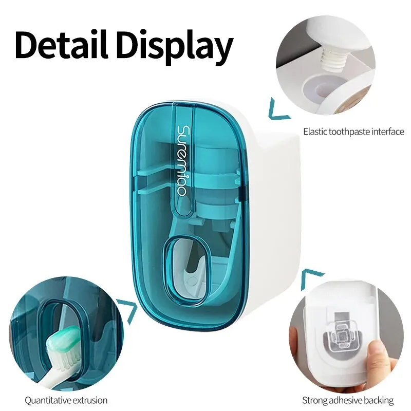 Upgrade Your Routine – Automatic Toothpaste Dispenser