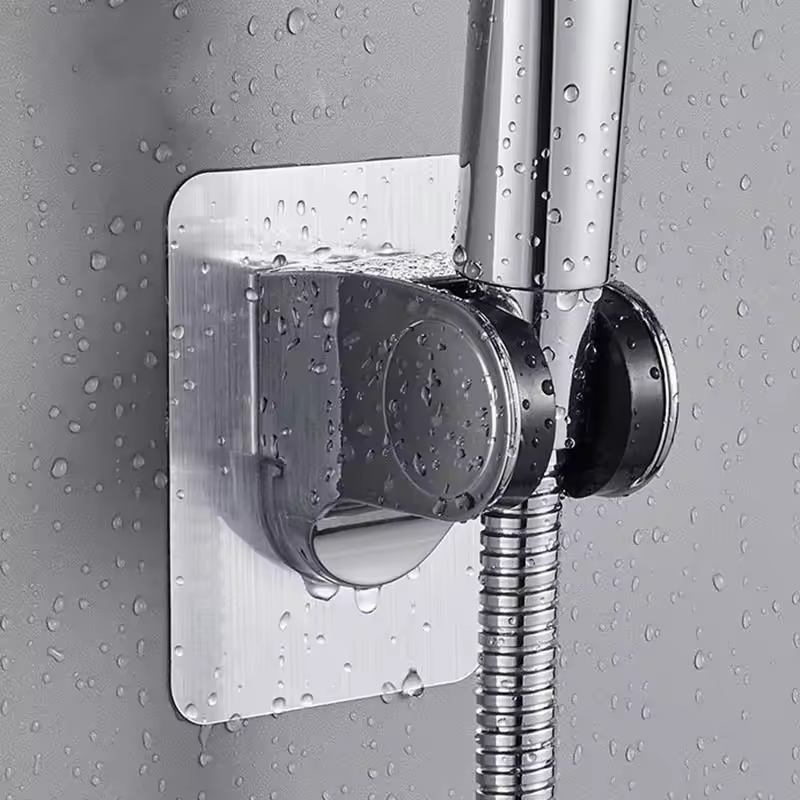Adjustable Shower Bracket Self Adhesive Bathroom Accessories