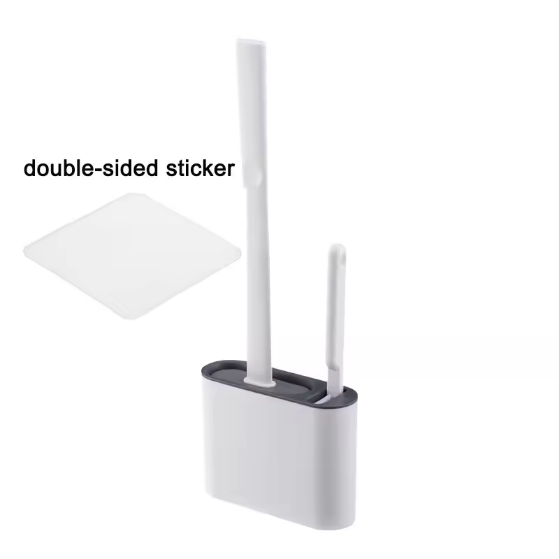 Long Handle Cleaning Soft Wall  Hanging Toilet Brush with Holder