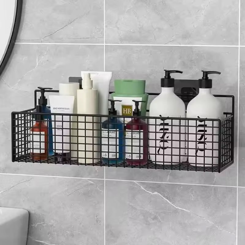 Wall Mount Storage Rack Corner Bathroom Storage Shelf
