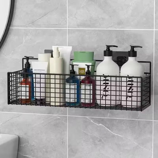 Wall Mount Storage Rack Corner Bathroom Storage Shelf