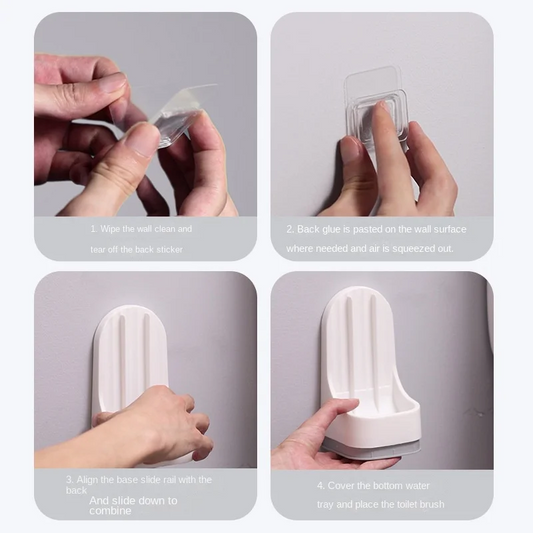 Keep Toilets Spotless – Wall Toilet Brush Set