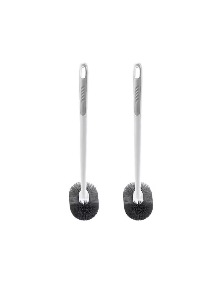Toilet Cleaning Brush with Long Handle – Space Saving Wall Mount