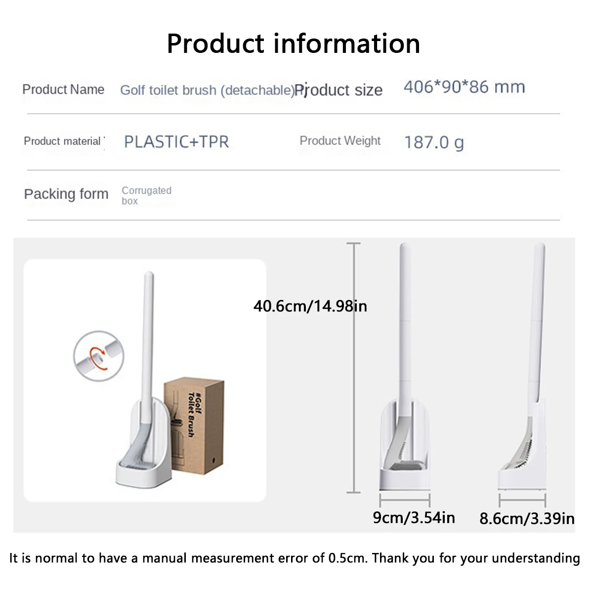 Keep Toilets Spotless – Wall Toilet Brush Set
