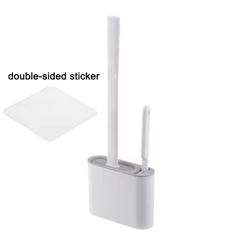 Long Handle Cleaning Soft Wall  Hanging Toilet Brush with Holder