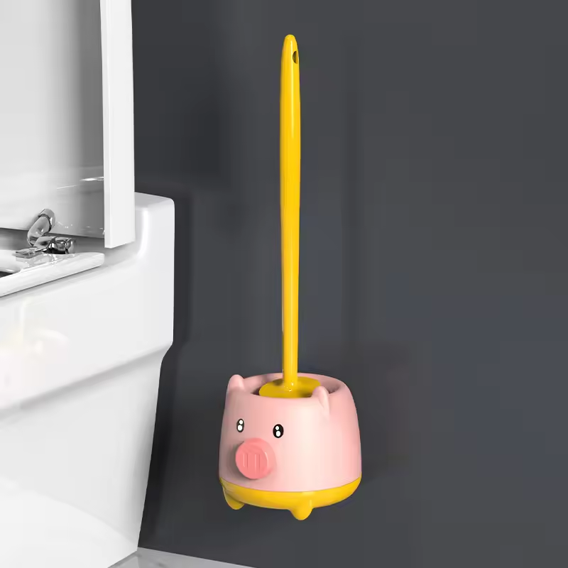 Make Cleaning Fun – Cute Toilet Brush Set