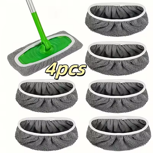 Clean Smarter – Reusable Ultra-Fine Mop Pads (4 Pack)
