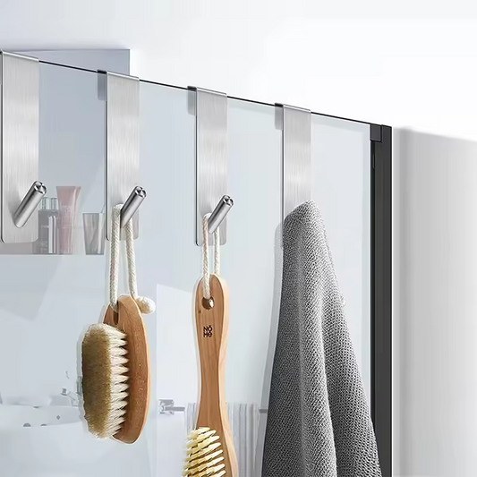 Hang Without Drilling – Over Door Shower Room Hooks