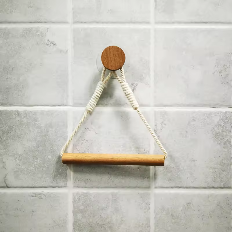 Add Natural Style – Wooden Toilet Paper Holder