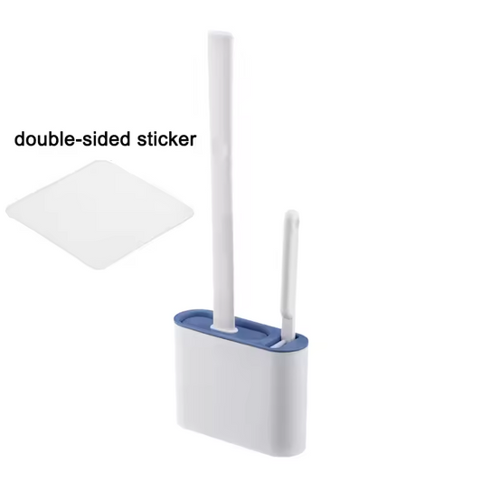 Long Handle Cleaning Soft Wall  Hanging Toilet Brush with Holder