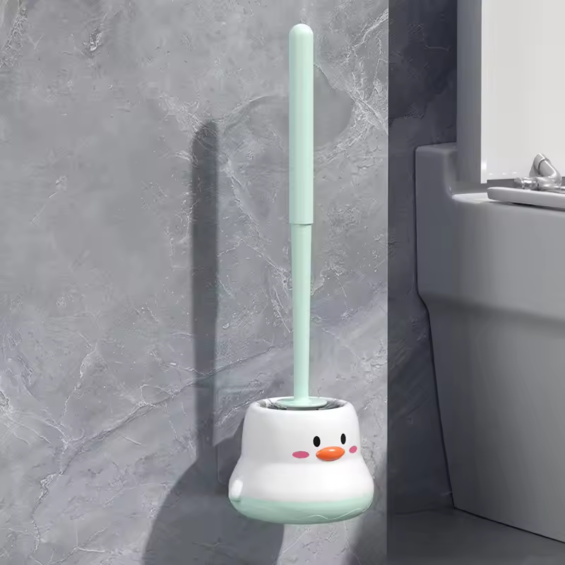 Make Cleaning Fun – Cute Toilet Brush Set