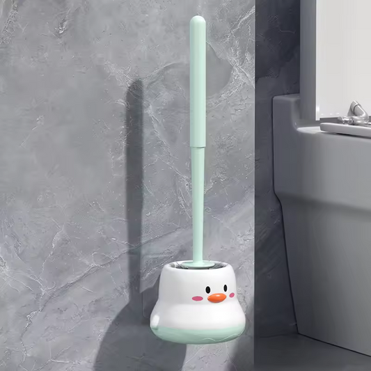 Make Cleaning Fun – Cute Toilet Brush Set
