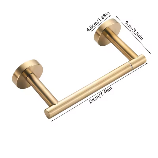Add a Luxe Touch – Golden Toilet Paper Holder