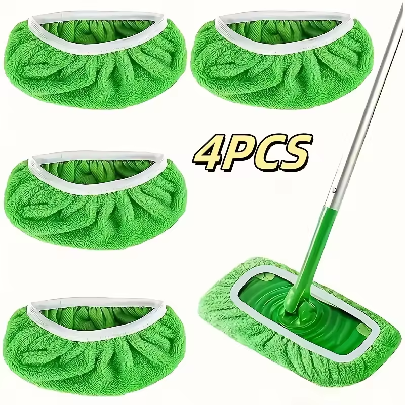 Clean Smarter – Reusable Ultra-Fine Mop Pads (4 Pack)