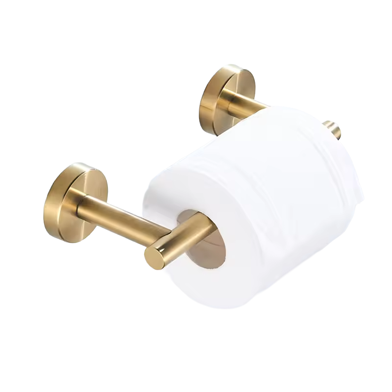 Add a Luxe Touch – Golden Toilet Paper Holder