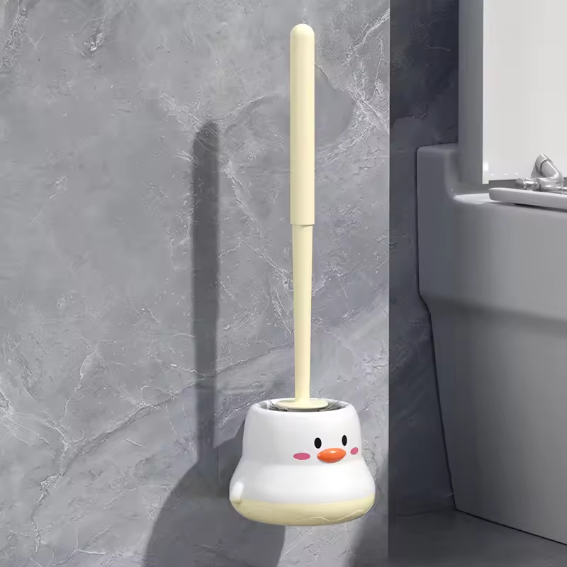 Make Cleaning Fun – Cute Toilet Brush Set