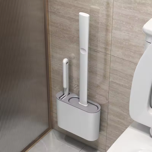 Long Handle Cleaning Soft Wall  Hanging Toilet Brush with Holder