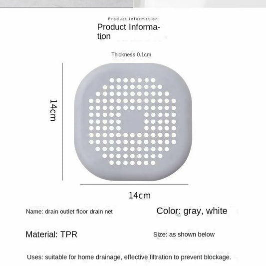 Bathroom Silicone Drain Cover Hair Mat
