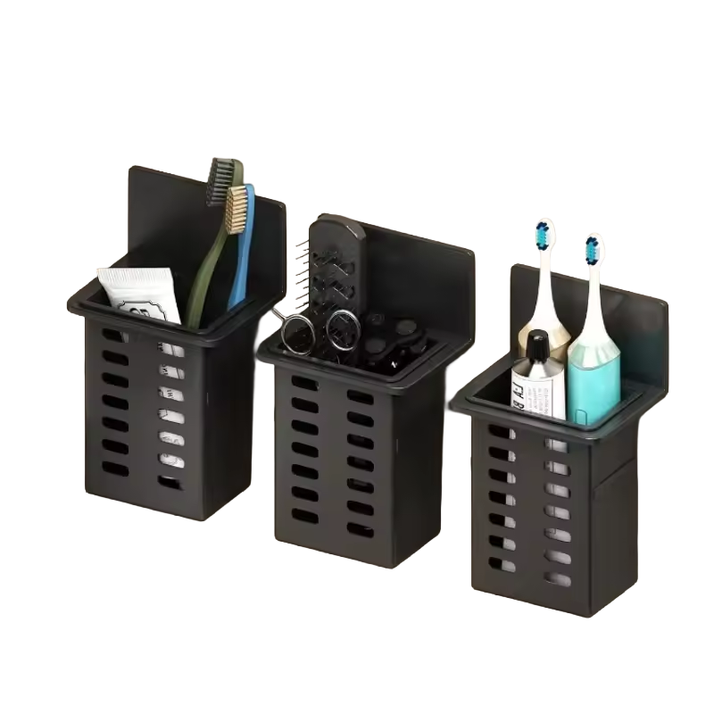 Wall Mounted Storage Box Bathroom & Kitchen Organizer