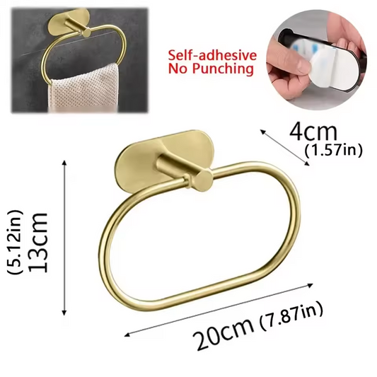 Self-Adhesive Bathroom Towel Holder