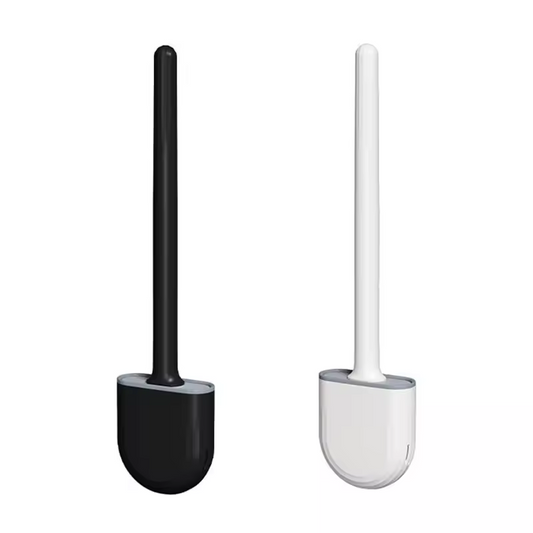 Bathroom Toilet Brush System with Quick-Dry Wall Holder
