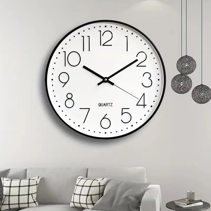 8 Inch Quartz Silent Wall Clock Decor