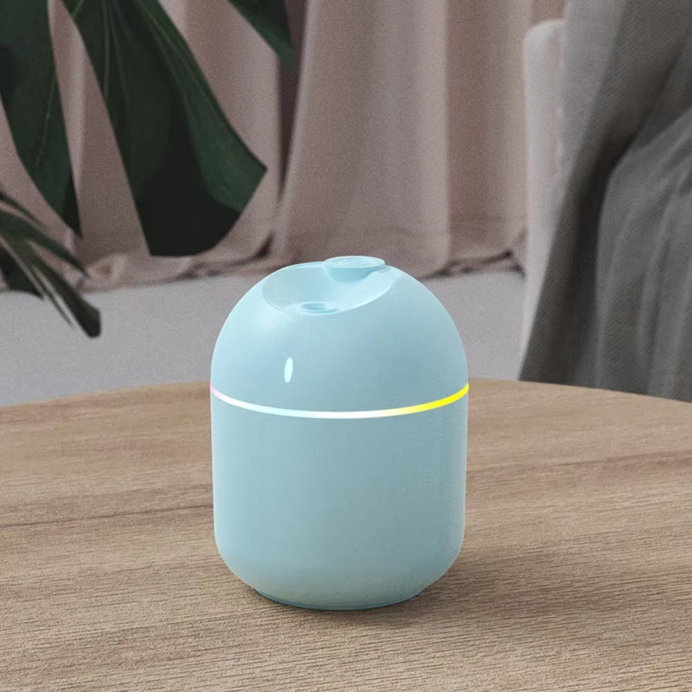 270ML USB Cool Mist Air Humidifier with LED Light