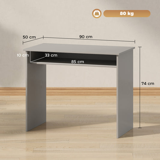 Writing Desk Laptop Table Workstation with Shelf Home Office