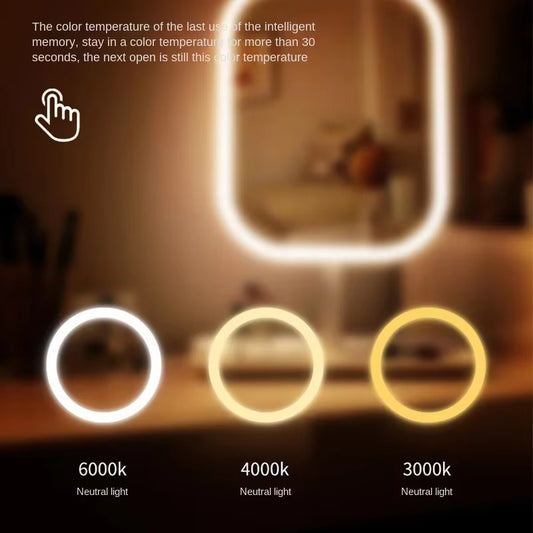 LED Vanity Makeup Mirror with 3 Light Modes