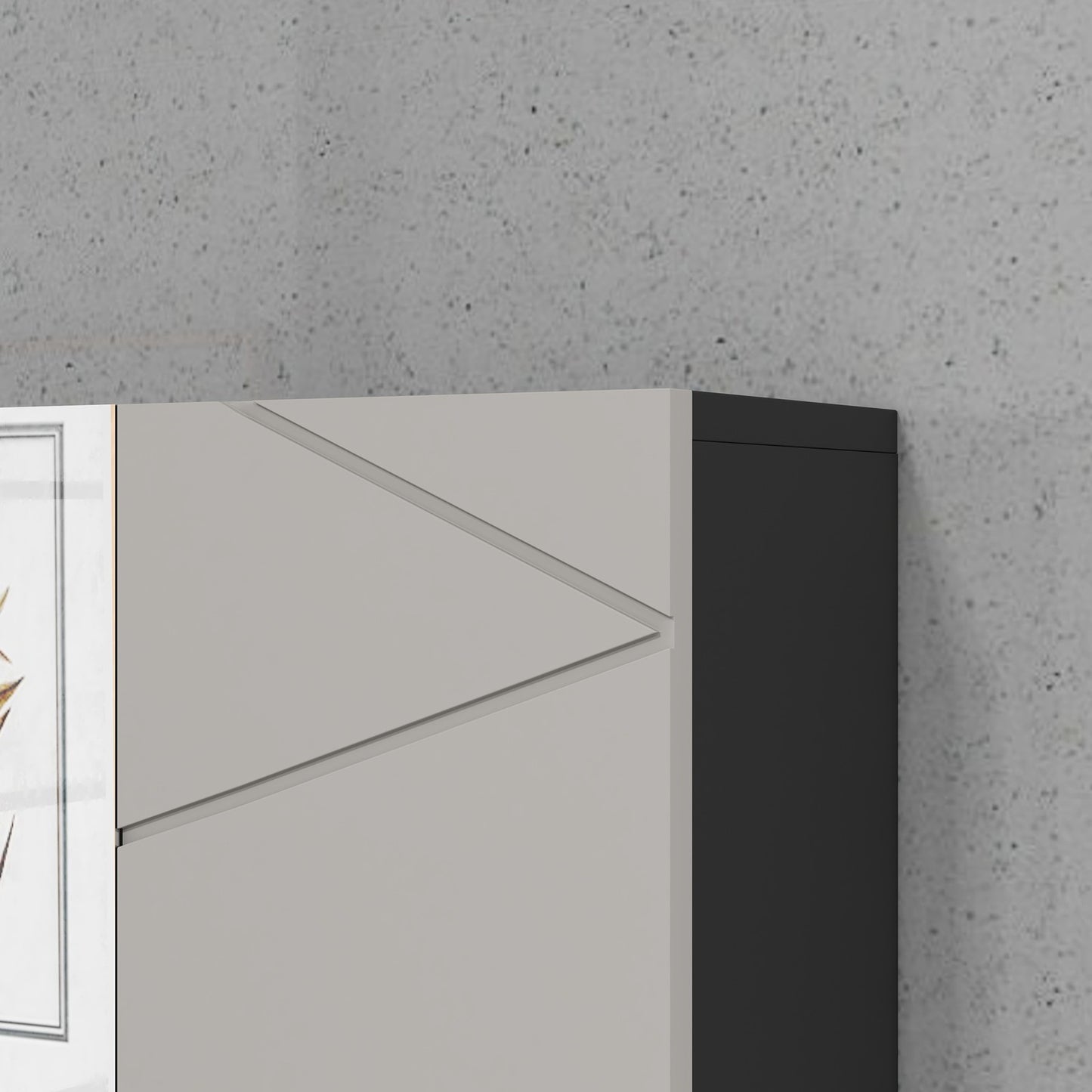 Kleankin Wall Mounted Bathroom Storage Cupboard W/ Mirror and Shelf, Light Grey