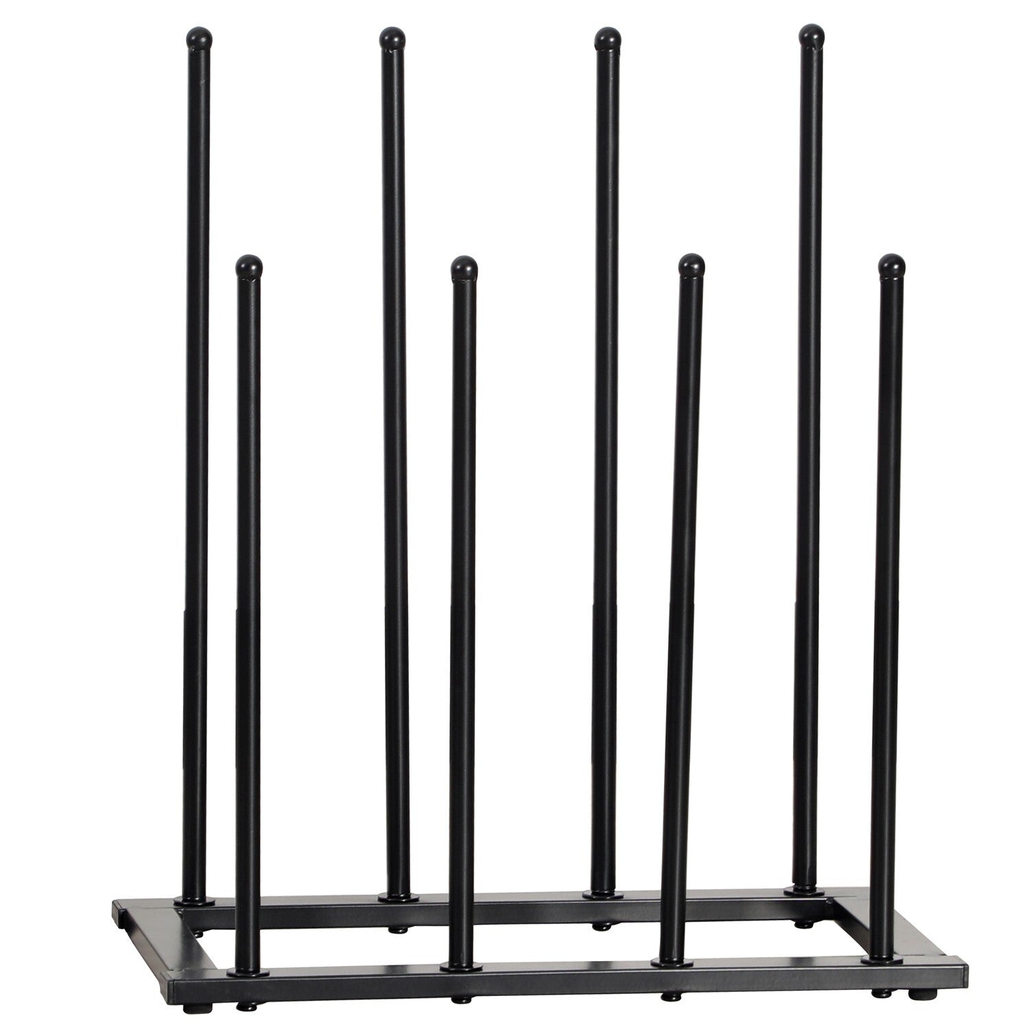 4 Pair Metal Welly Boot Stand Rack Garden Storage