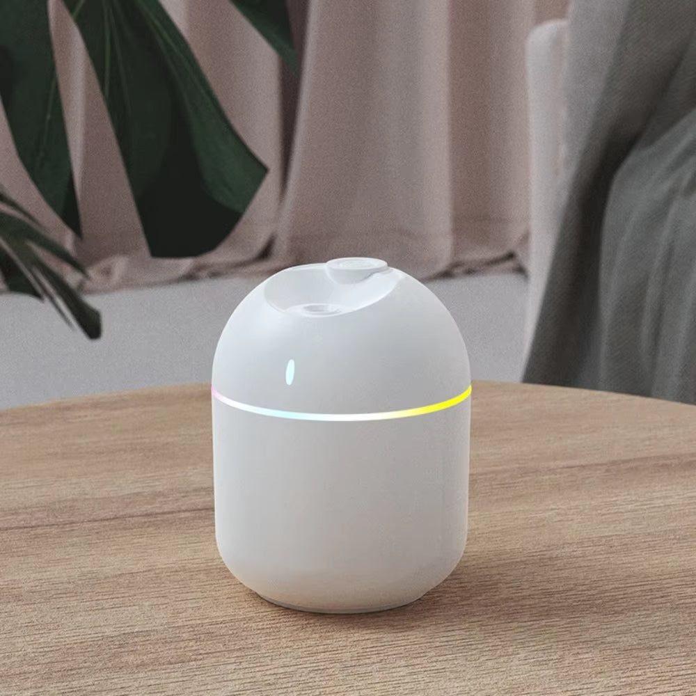 270ML USB Cool Mist Air Humidifier with LED Light