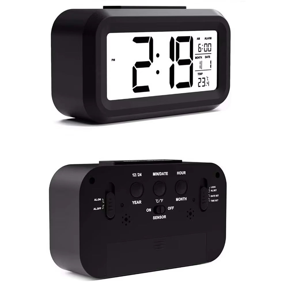 Digital Alarm Clock with Temperature Display