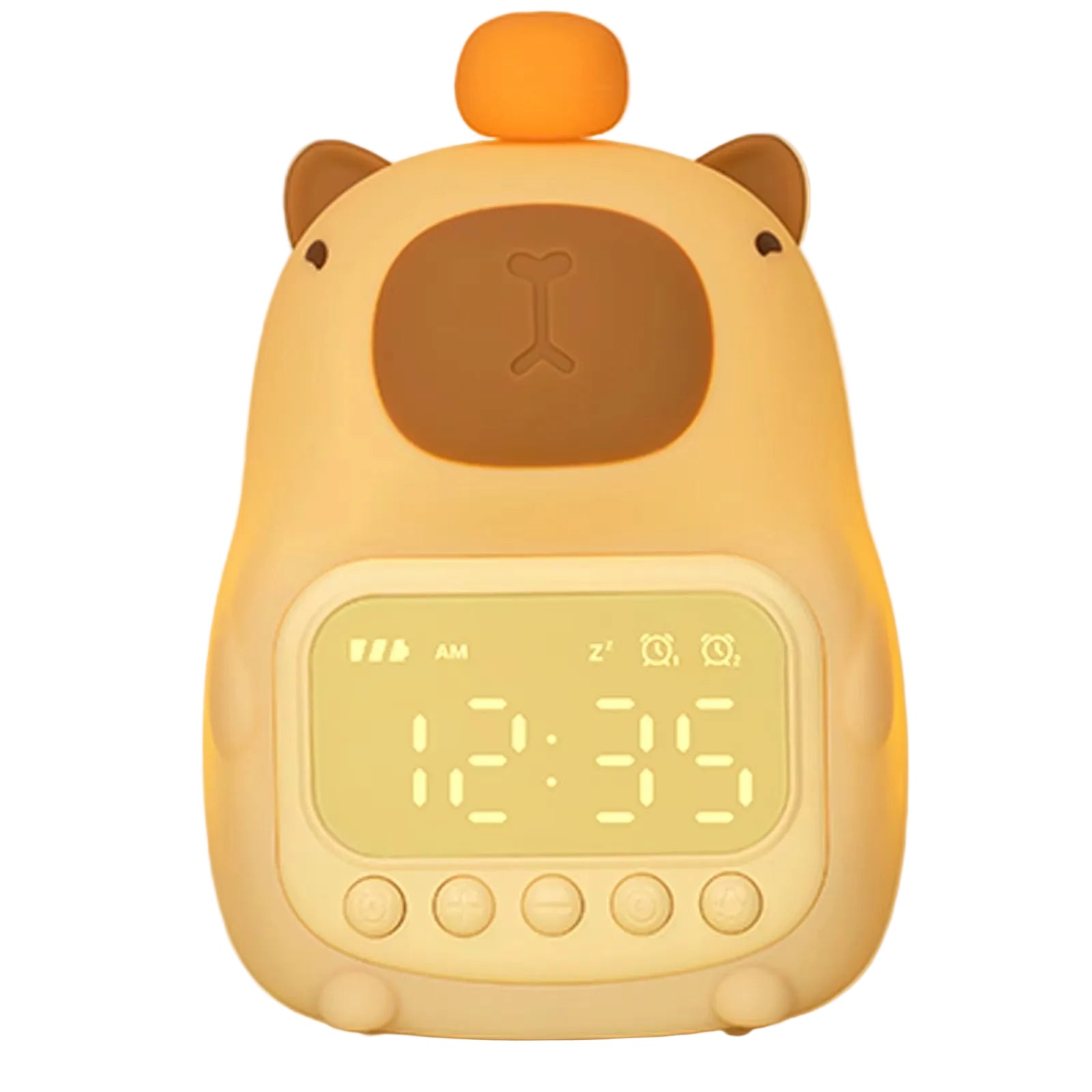 Cute Rechargeable Kids LED Alarm Clock