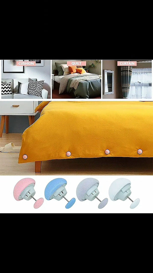 6X Duvet Cover Holding Clip Duvet Clips Set Keeps Comforter from Shifting UK