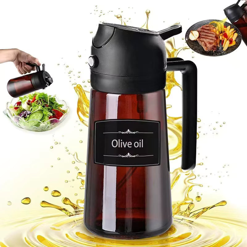 2-in-1 Glass Oil Sprayer & Dispenser
