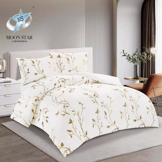 Luxury 3-Piece Printed Comforter Set - Premium Quality Polycotton Bedding