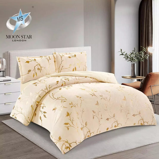 Luxury 3-Piece Printed Comforter Set - Premium Quality Polycotton Bedding