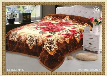2-Ply Heavy Winter Blanket - Soft Fleece Reversible Warm Throw