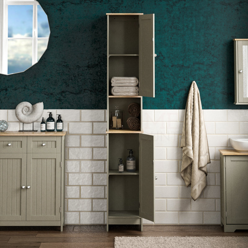 Bathroom Cabinet Storage Unit - 2 Doors & Shelves - Cints and Home