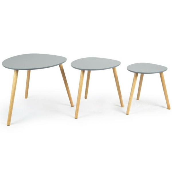 Scandinavian Set of 3 Coffee Tables - Cints and Home