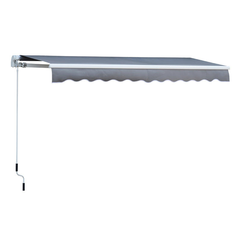 3 x 2.5m Manual Awning Retractable Canopy - Cints and Home
