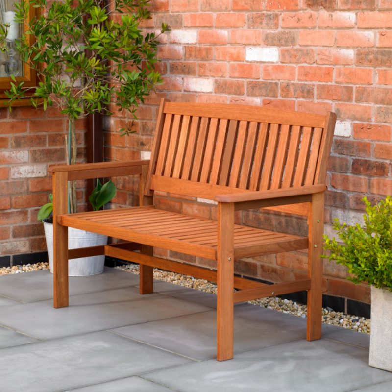 2 Seater Traditional Garden Bench - Cints and Home