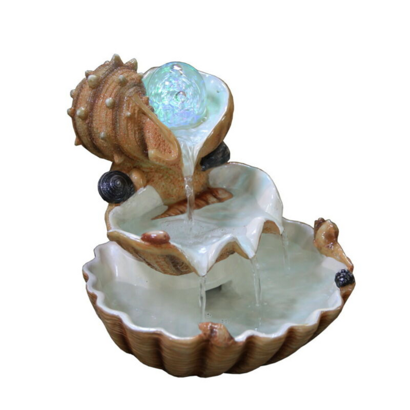 Clam Shell Indoor Water Fountain - Cints and Home