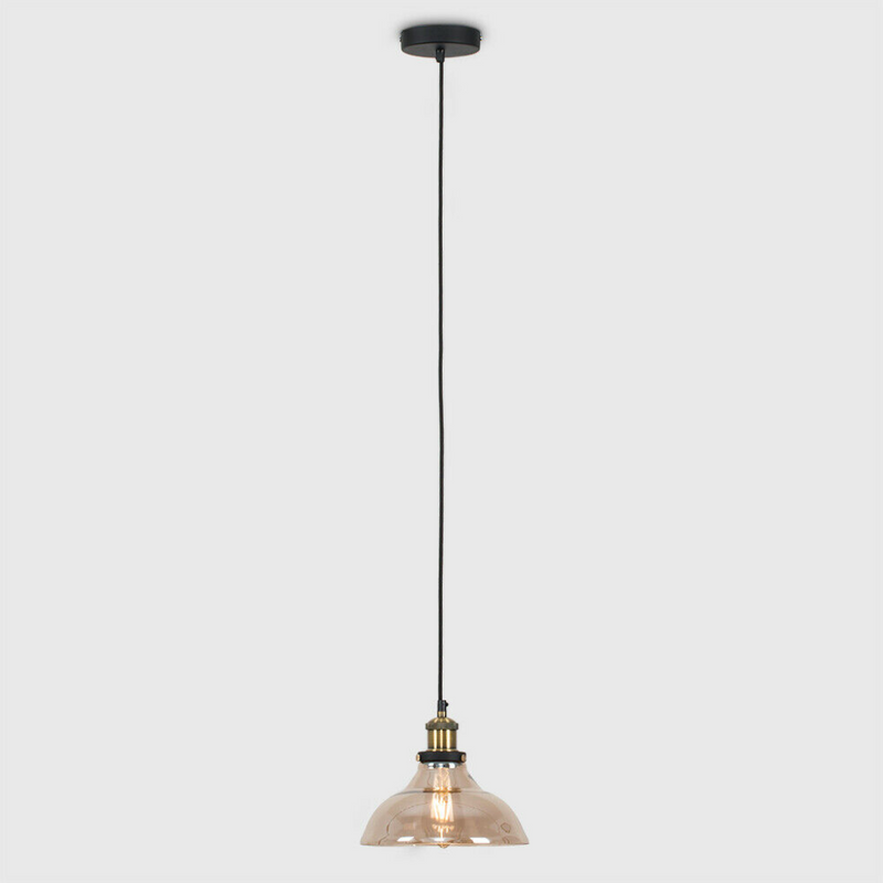 Industrial Black & Gold Pendant Ceiling Light - Cints and Home