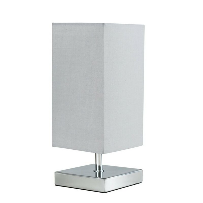 Square Fabric Table Lamp with LED Bulb - Cints and Home